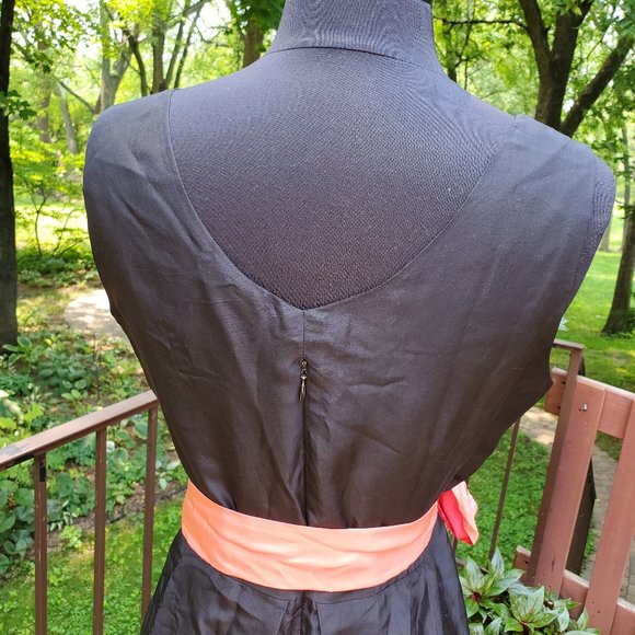 Anthro Yoanna Baraschi Silk Floral Applique Dress - Picture 6 of 8